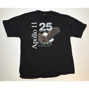 VINTAGE Apollo 11 Shirt Size Large | Single Stitch | 25 Year Anniversary